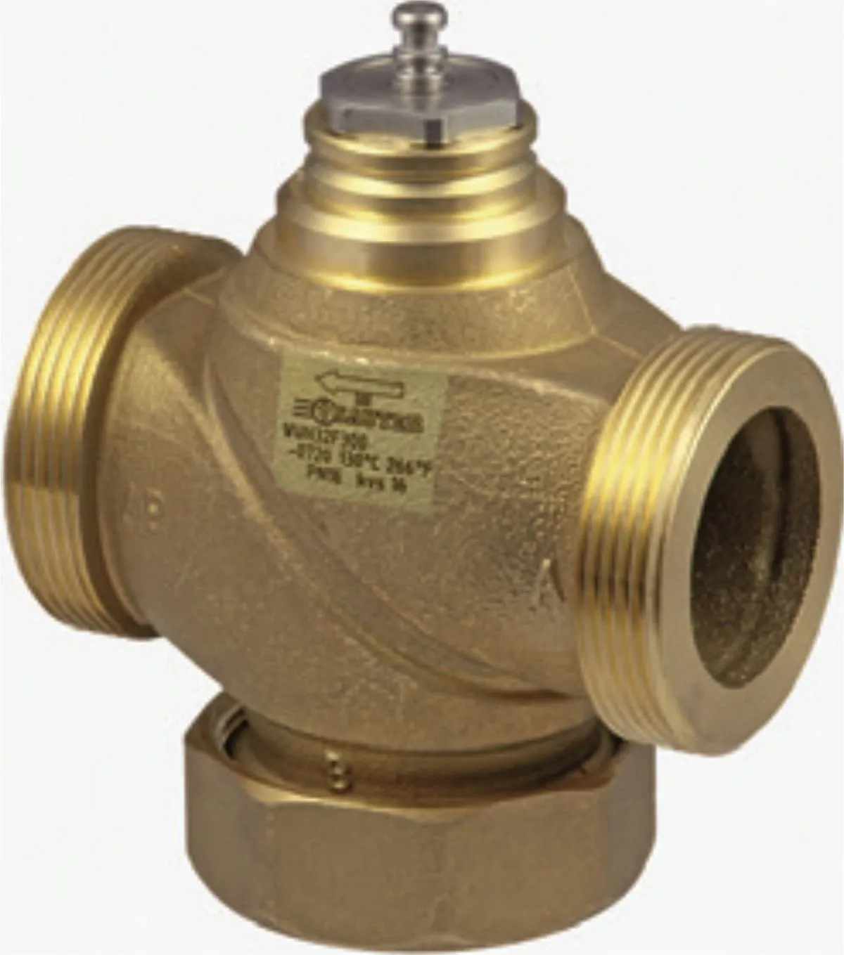 BUN: Муфтовый трехходовой клапан, PN 16