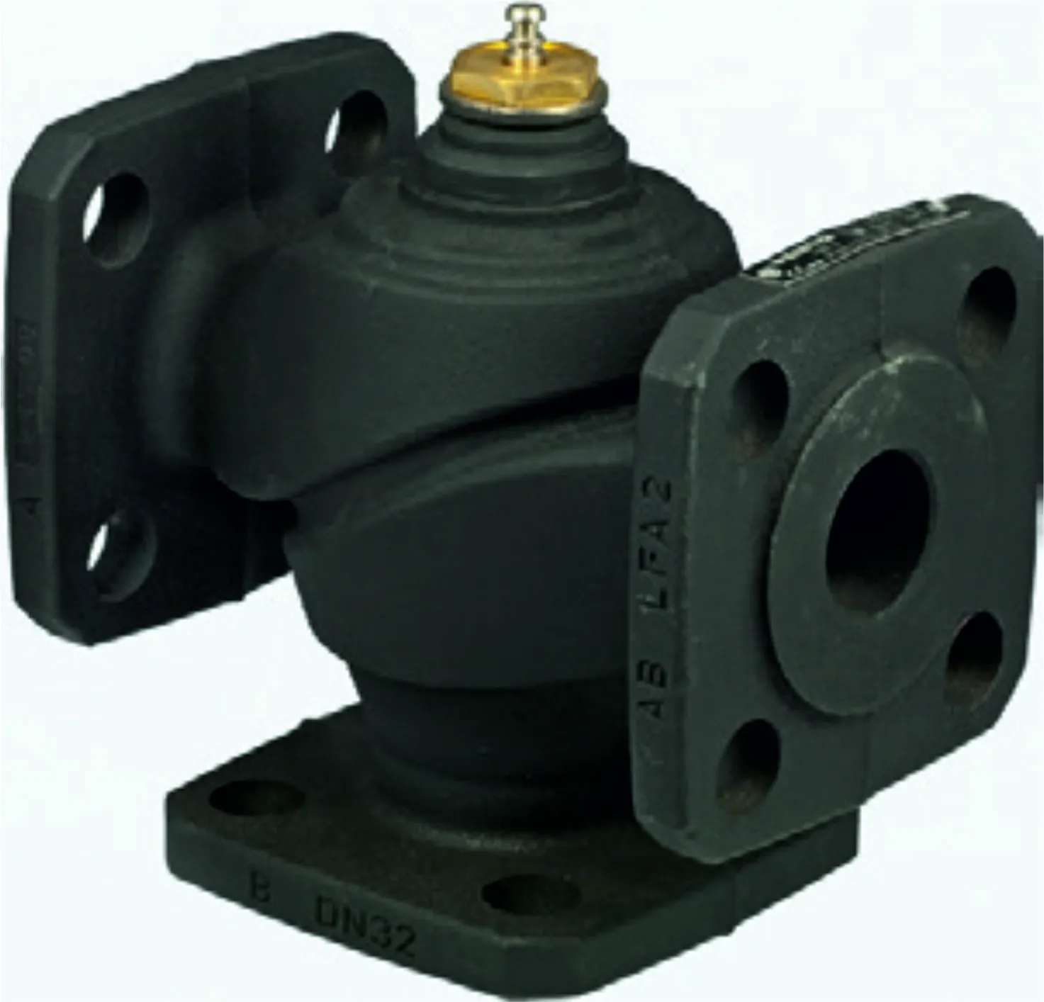 BUE: 3-ходовой фланцевый клапан, PN 16/10 (элект.)